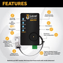 Wifi Freezer Alarm and Refrigerator Temperature Monitor – Wireless Freezer Thermometer with Sensor, Audible Siren and App Supported Notifications for Android and iOS Devices - Level Sense (by Sump Alarm Inc.)