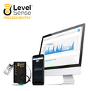 Wifi Freezer Alarm and Refrigerator Temperature Monitor – Wireless Freezer Thermometer with Sensor, Audible Siren and App Supported Notifications for Android and iOS Devices - Level Sense (by Sump Alarm Inc.)