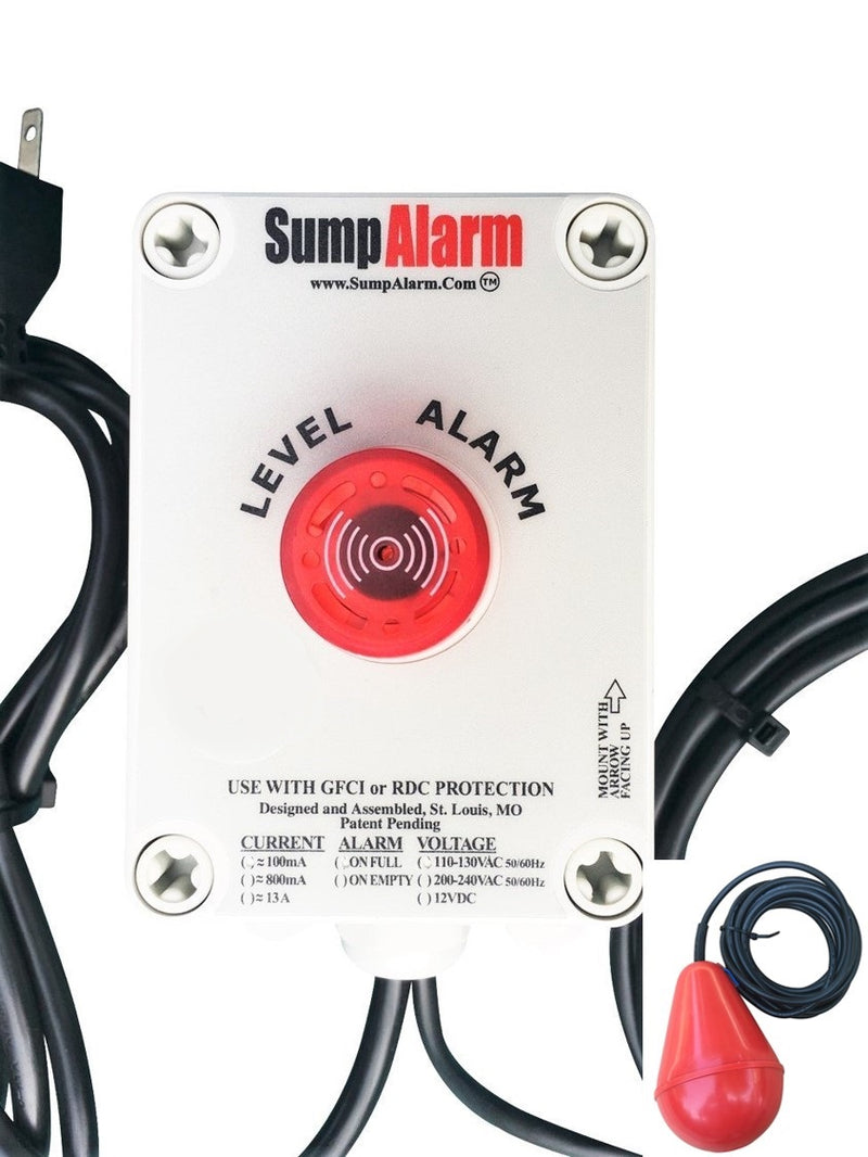 Original Sump Alarm with SludgeBoss Float Switch - Level Sense (by Sump Alarm Inc.)