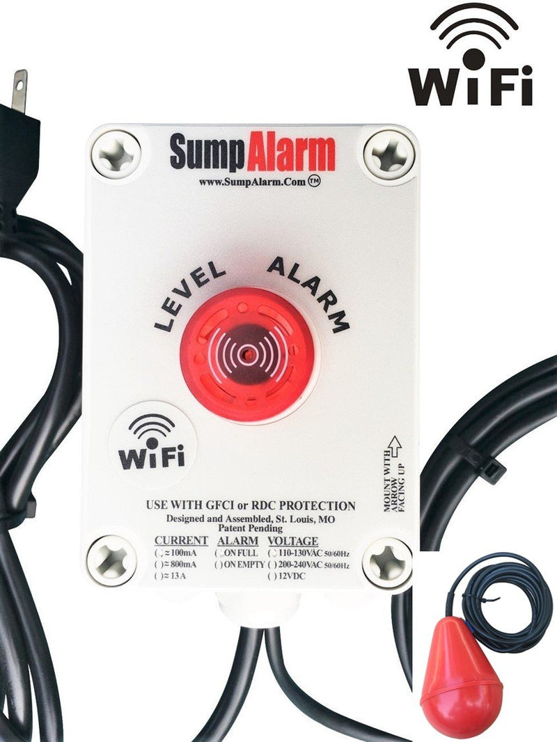 Sump Alarm Wireless High Level Alarm with SludgeBoss Float Switch - Level Sense (by Sump Alarm Inc.)