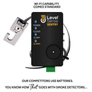 Wifi Freezer Alarm and Refrigerator Temperature Monitor – Wireless Freezer Thermometer with Sensor, Audible Siren and App Supported Notifications for Android and iOS Devices - Level Sense (by Sump Alarm Inc.)