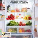 Wifi Freezer Alarm and Refrigerator Temperature Monitor – Wireless Freezer Thermometer with Sensor, Audible Siren and App Supported Notifications for Android and iOS Devices - Level Sense (by Sump Alarm Inc.)